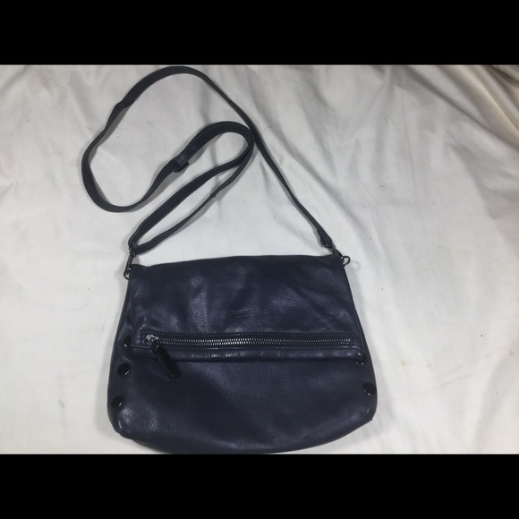 Hammitt Handbags - Hammett Navy Blue Leather VIP Crossbody